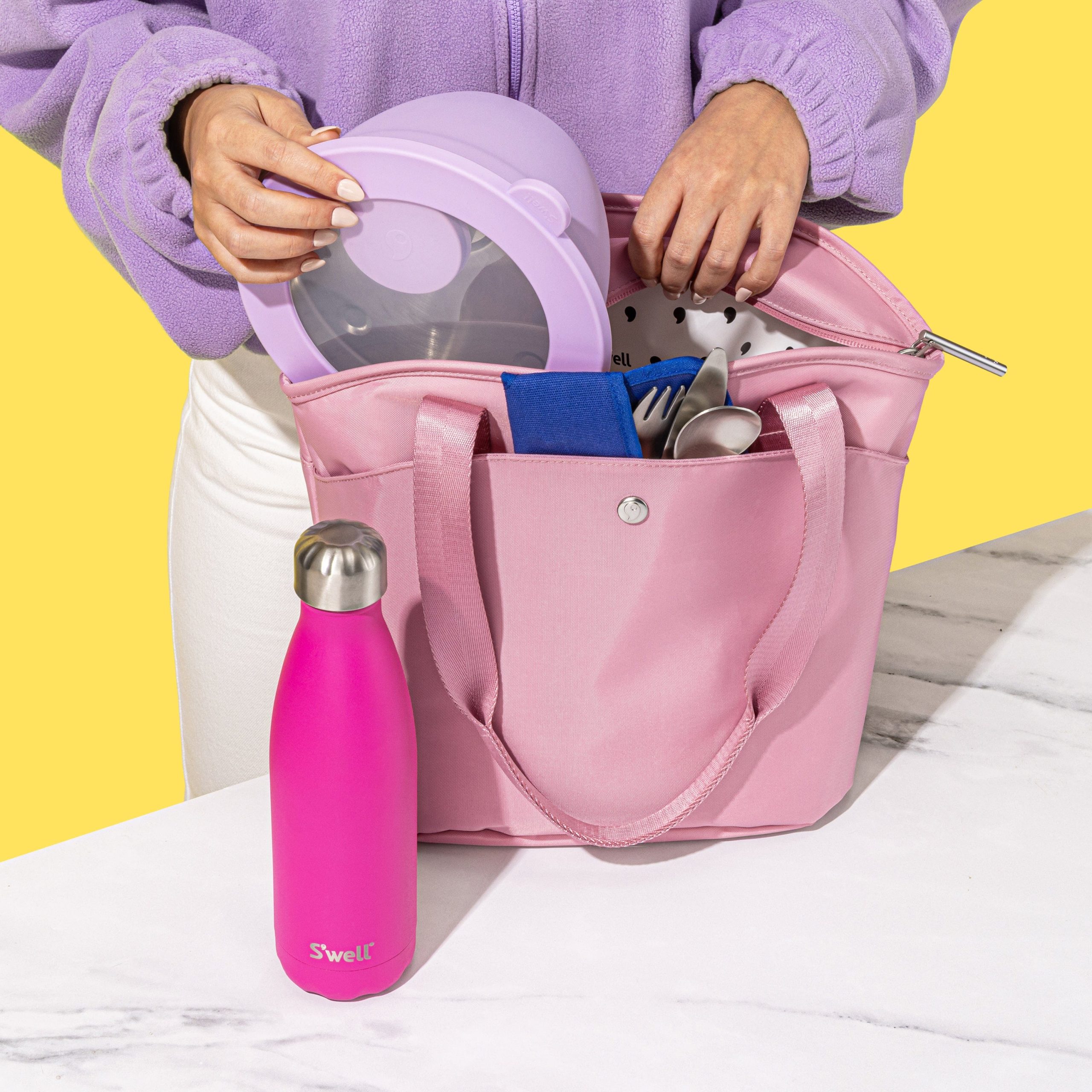 Lunch Tote | Dusty Pink - Image 2