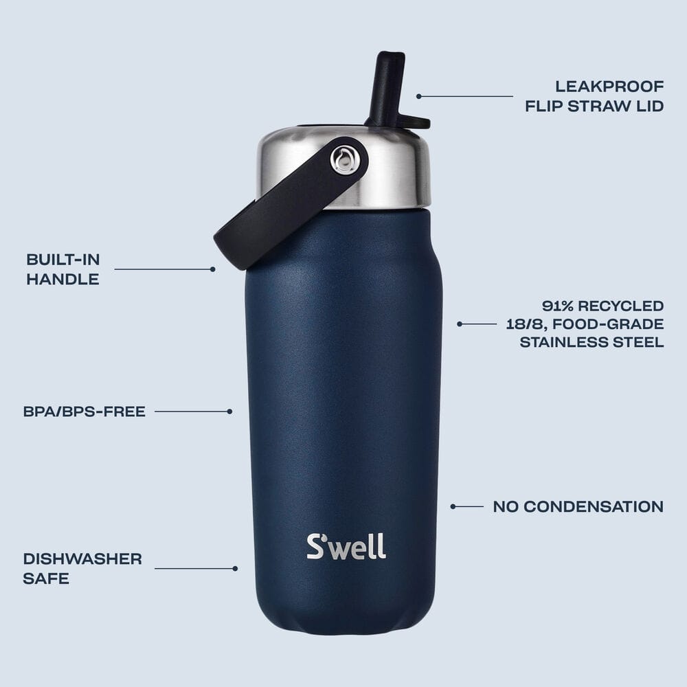 Explorer with Flip Straw Lid | 18oz Azurite - Image 3