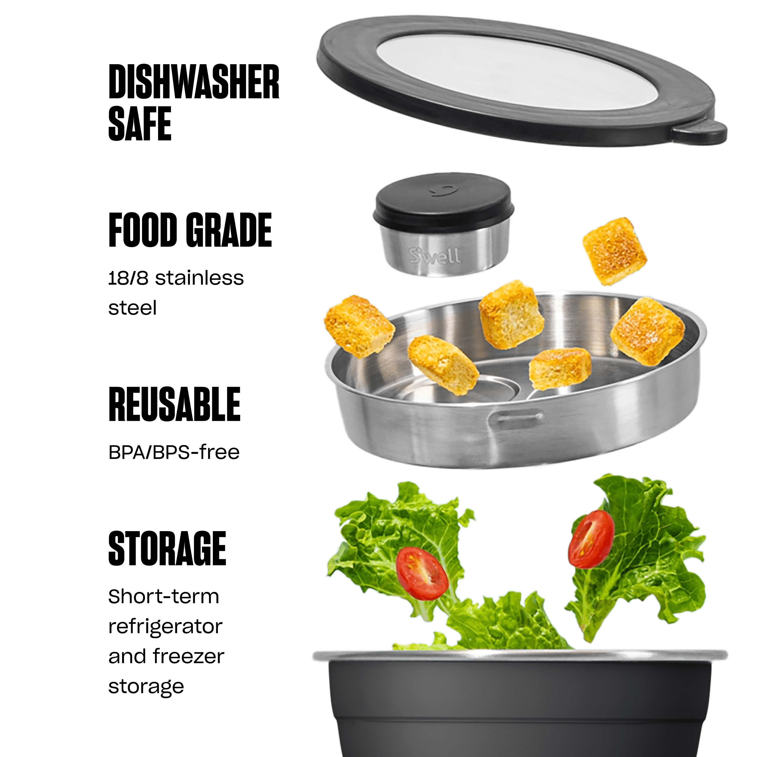 Salad Bowl Kit | 64oz Lilac - Image 8