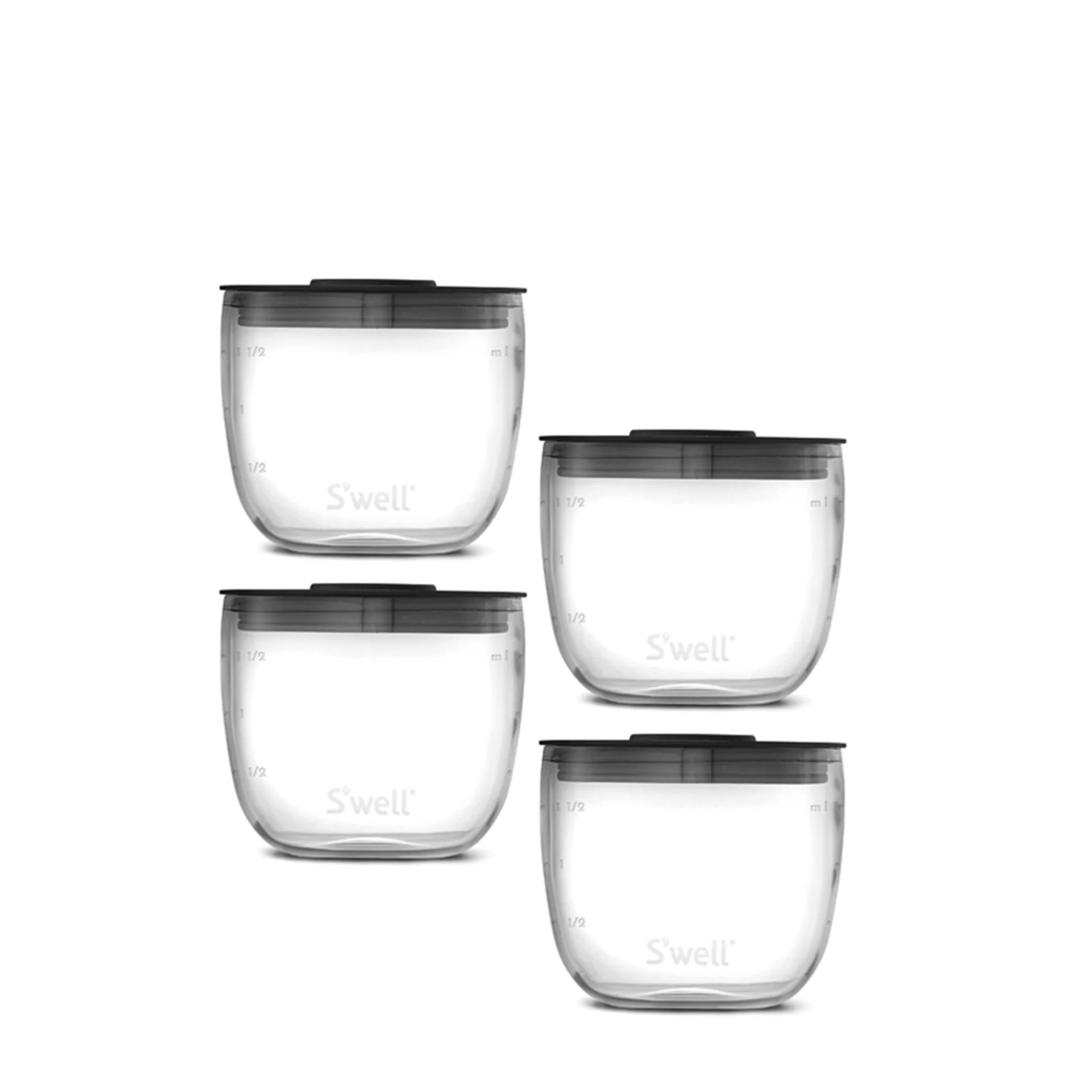 Glass Prep Bowl Set | 12oz Black - Image 5