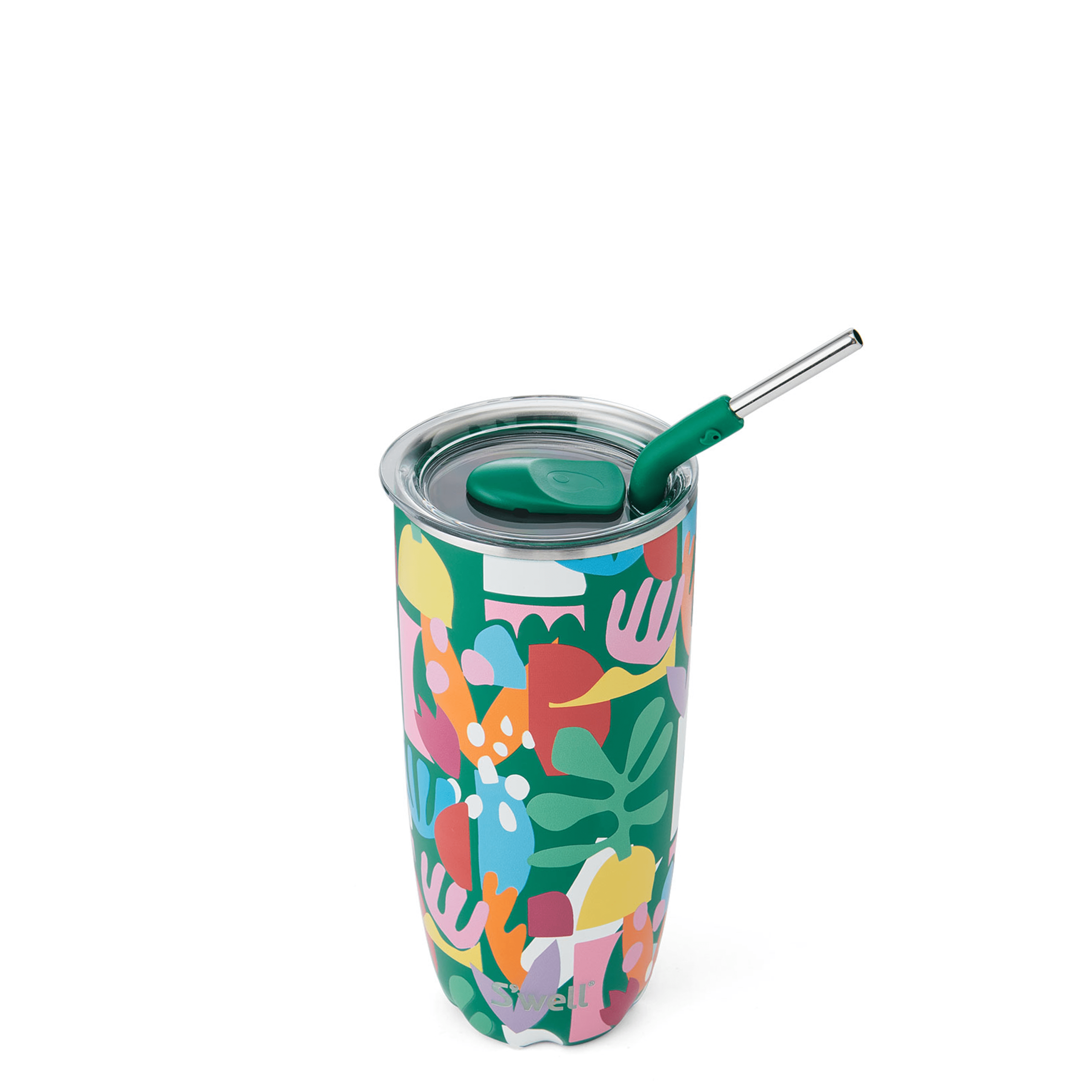 Tumbler with Straw | 24oz Paper Cutouts - Image 4