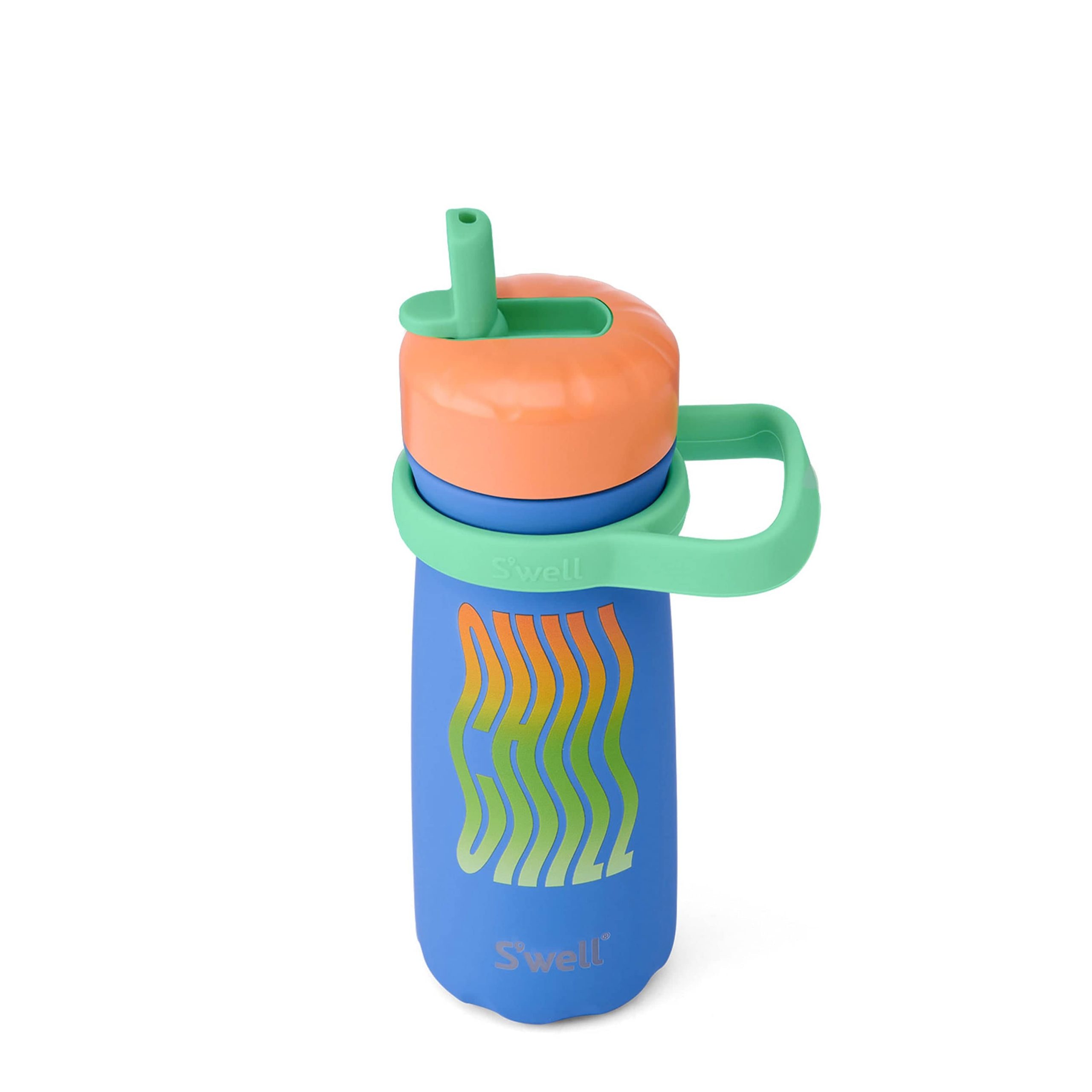 Traveler with Flip Straw Lid | 16oz Blue Chill - Image 5