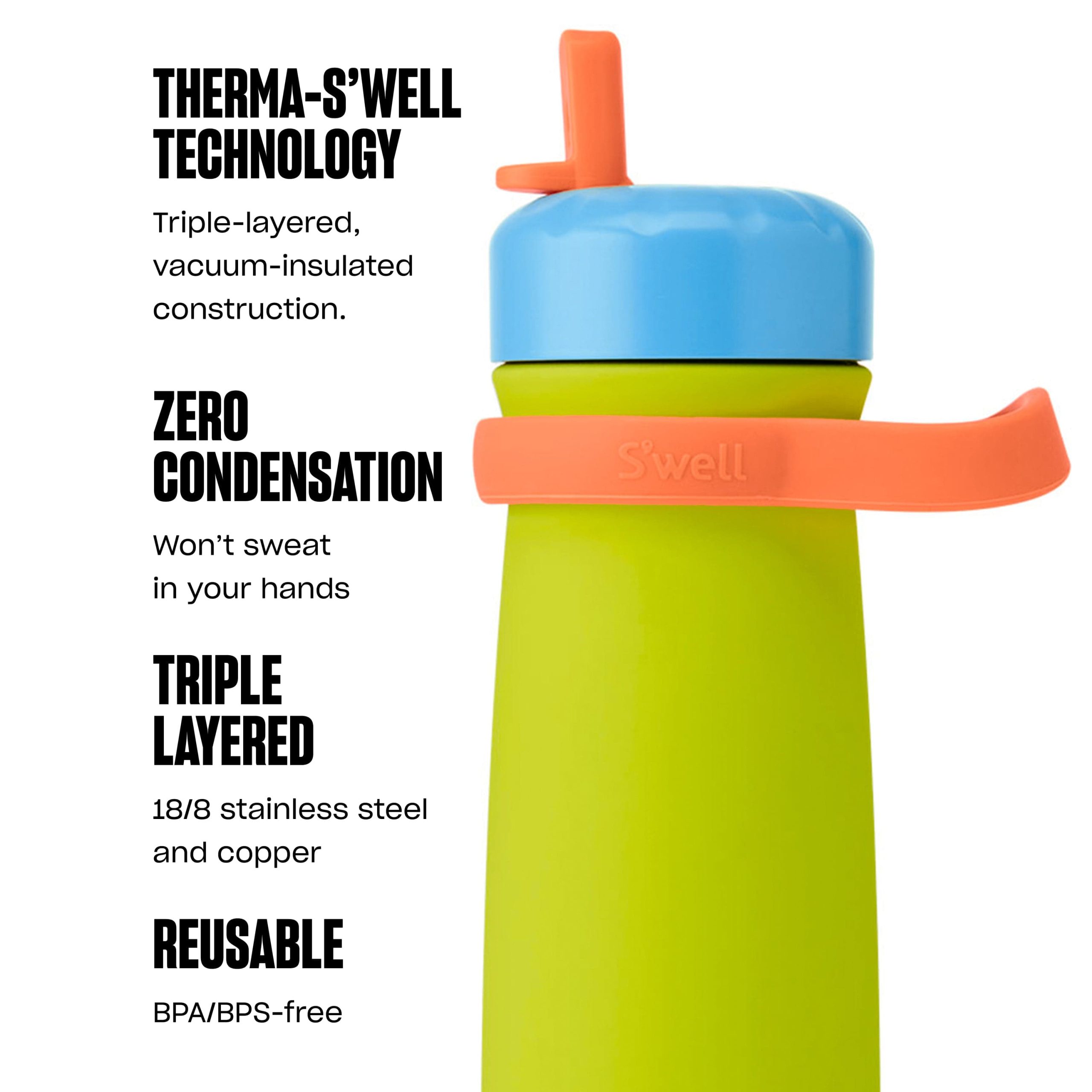Traveler with Flip Straw Lid | 16oz Lime Sherbet - Image 7