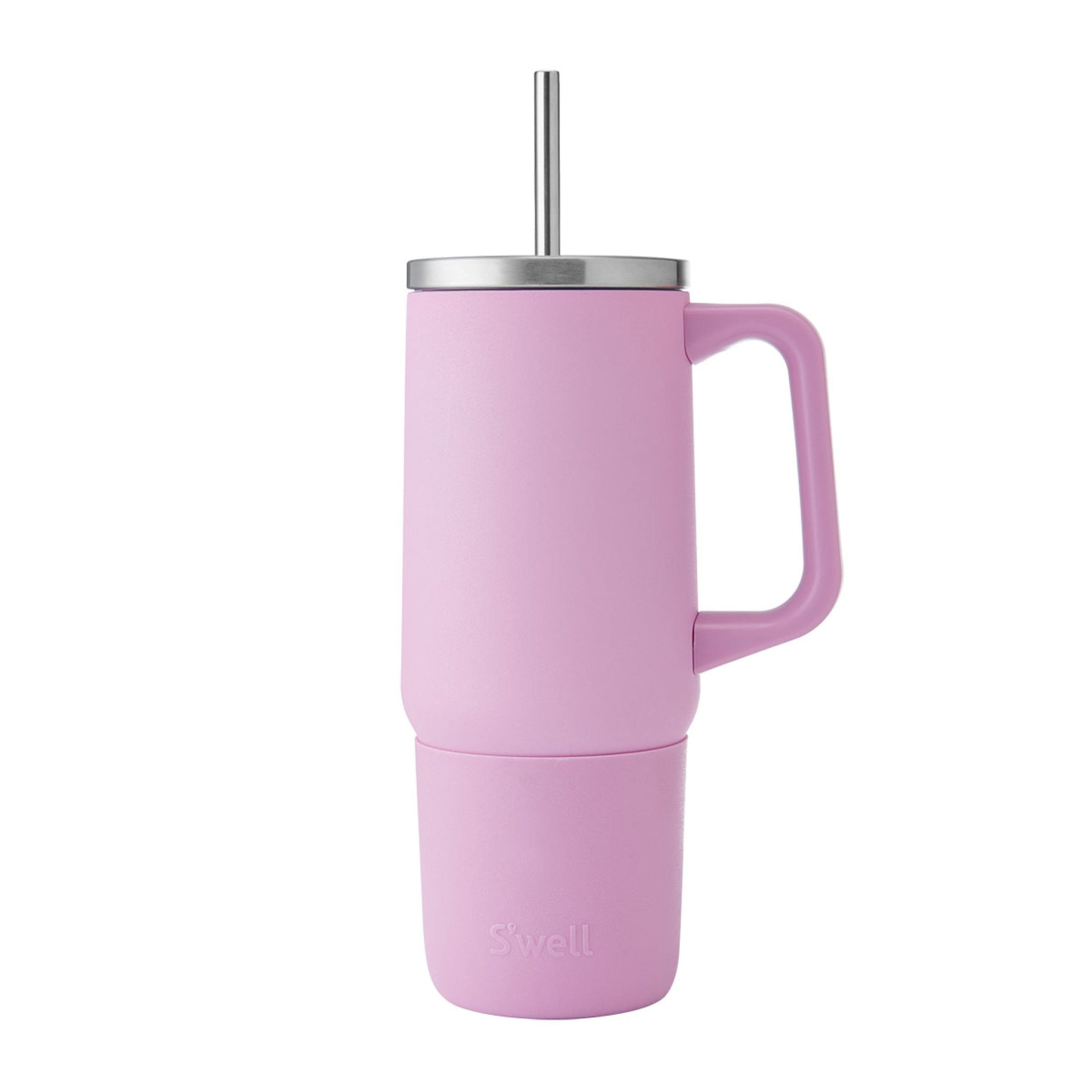 40oz Tumbler XL Bumper Hydrangea Pink - Image 3
