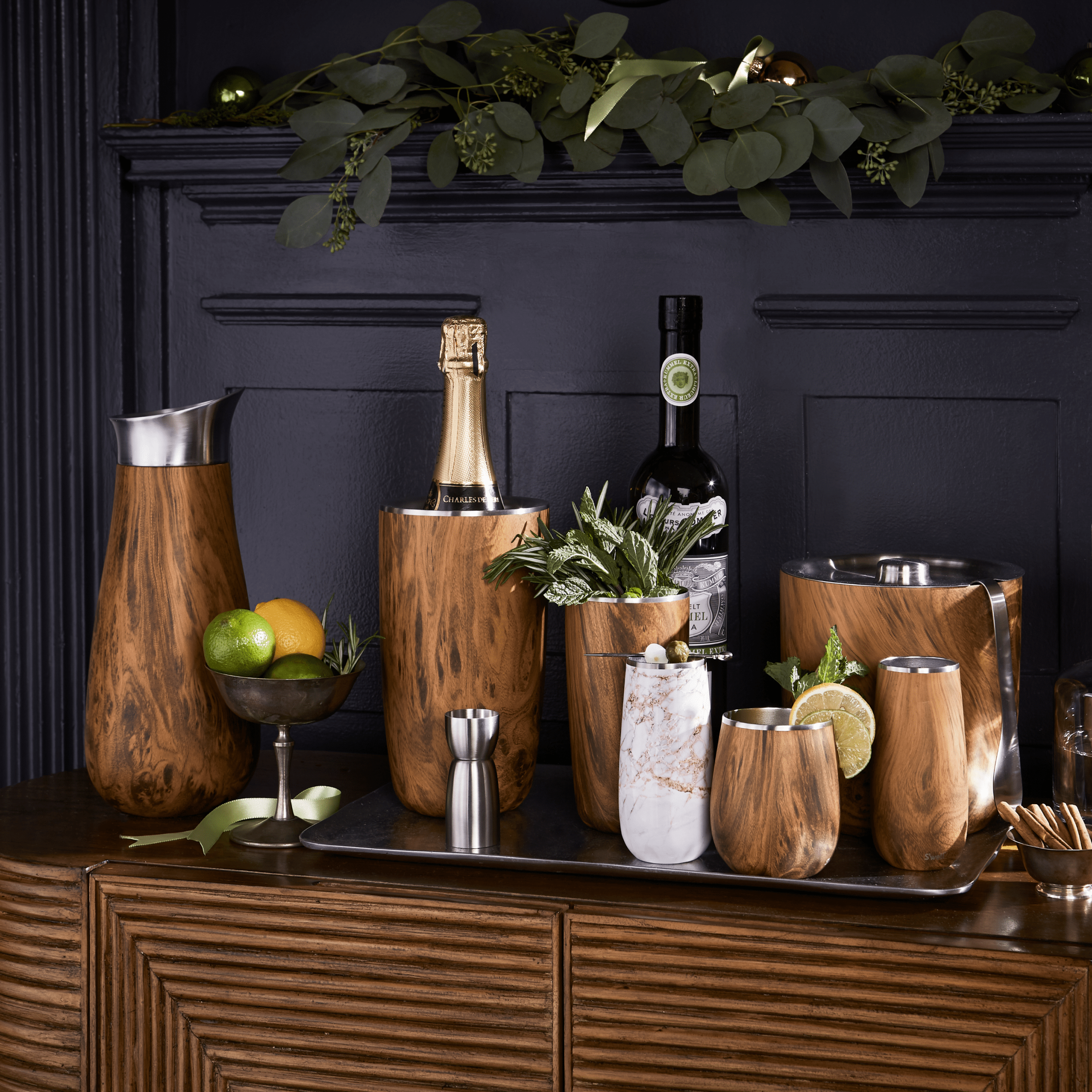Wine Chiller | 25oz Teakwood - Image 4