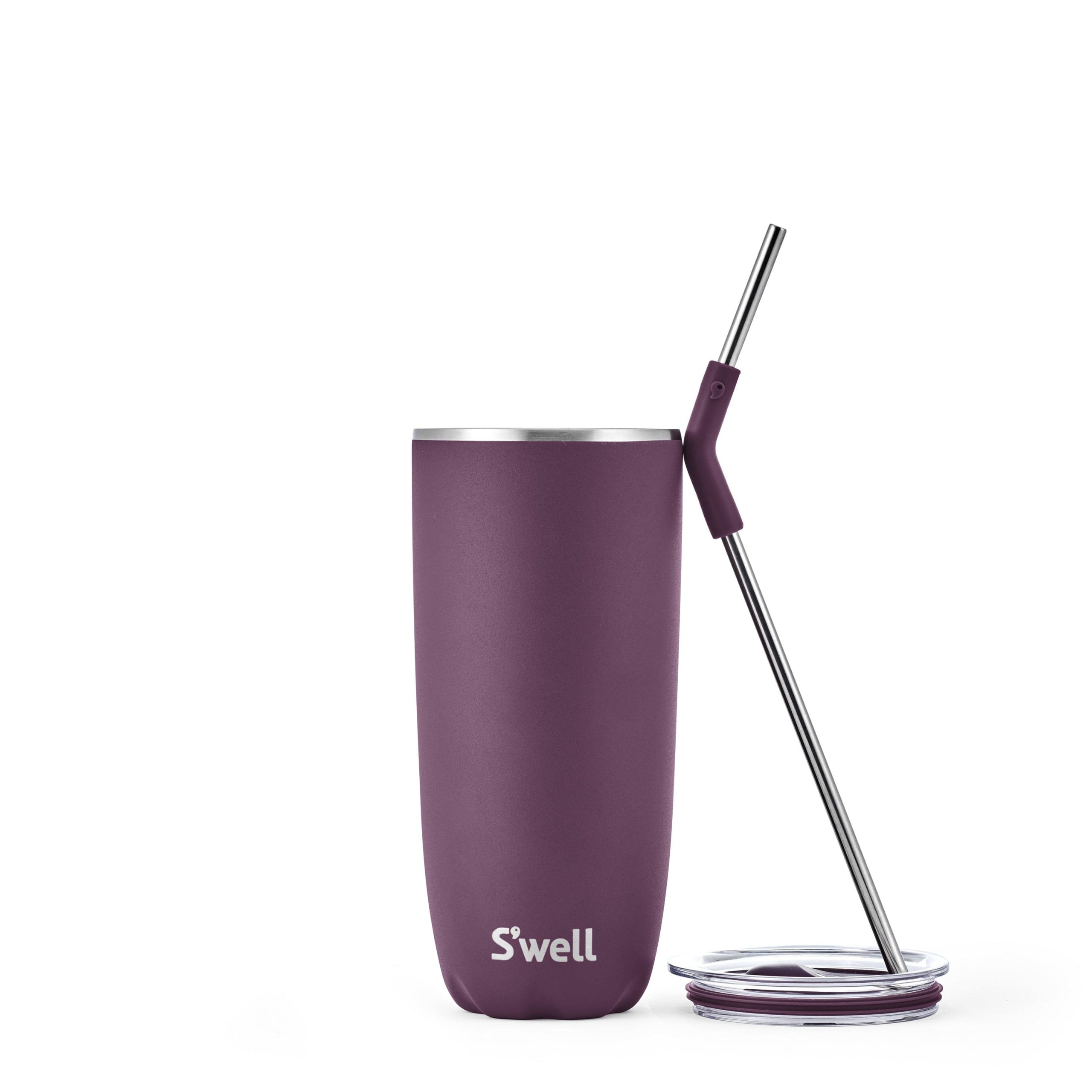 Tumbler with Straw | 24oz Plum - Image 2