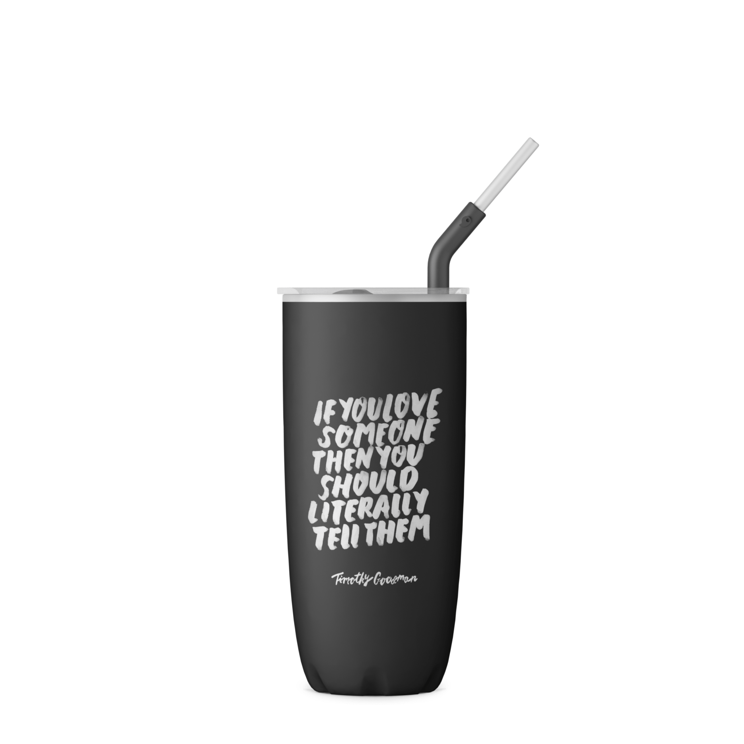 Timothy Goodman x S'well Tumbler with Straw - Image 5